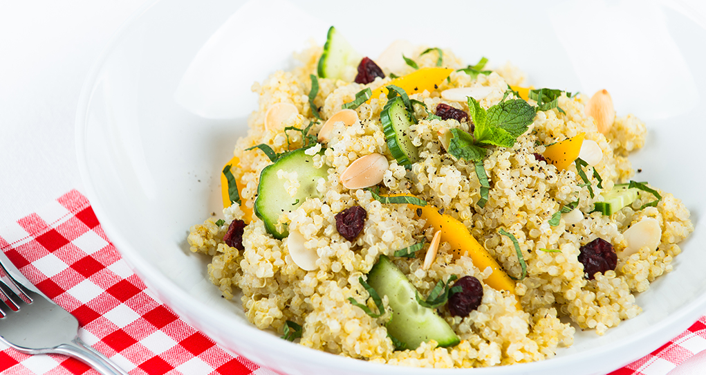 Salade de quinoa au cari