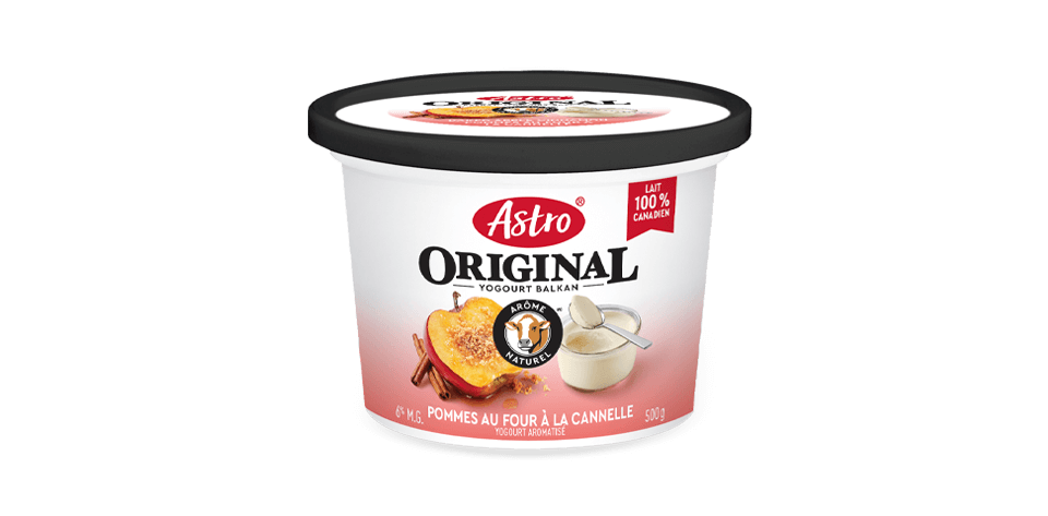 Saveurs gourmandes Astro® Original pommes au four à la cannelle 6 % 500 g