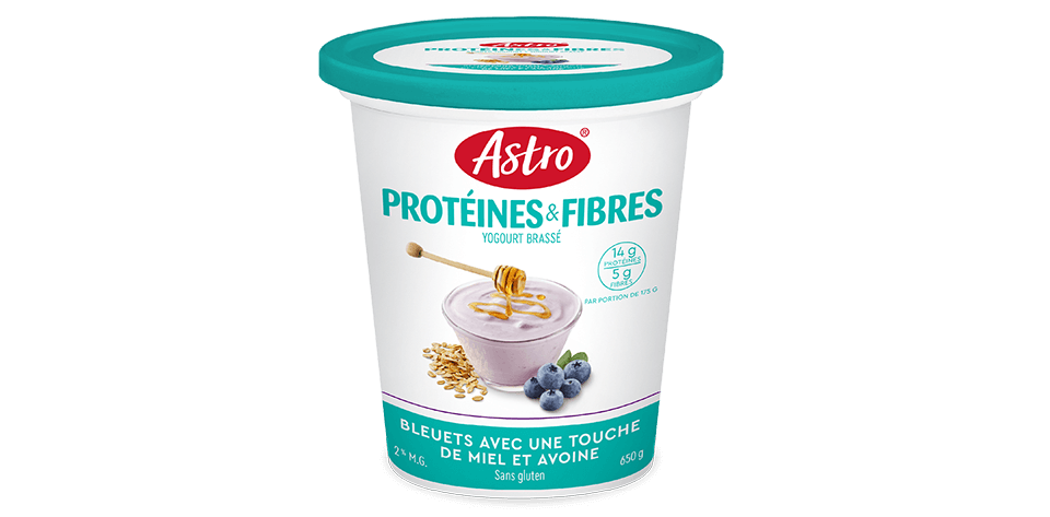 Astro® Protéines & Fibres Bleuets avec une Touche de Miel et Avoine