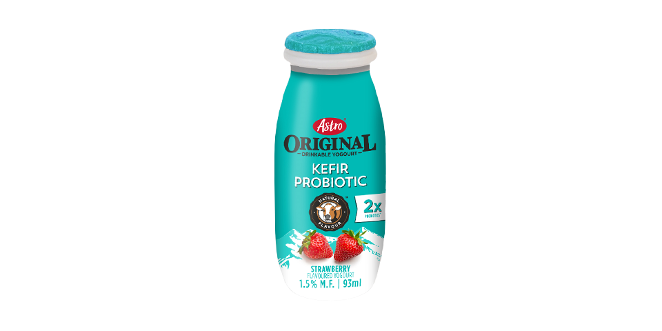 Astro Original Kefir Probiotic Drinkable Yogourt Strawberry