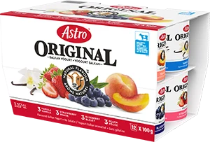 Astro Peach Strawberry Blueberry Vanilla Yogurt multi-pack