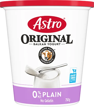Astro Plain 0% Yogurt tub