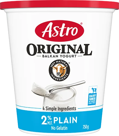 Astro Plain 2% Yogurt tub