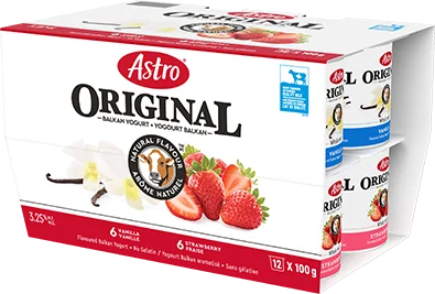 Vanilla Cream and Strawberry Box